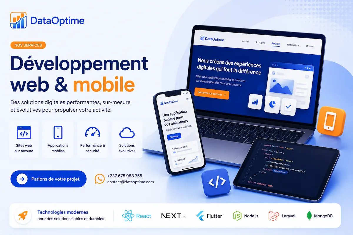 Développement Web & Mobile — DataOptime